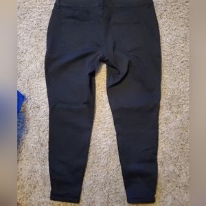 Maurice's black mid rise skinny jeans XL regular